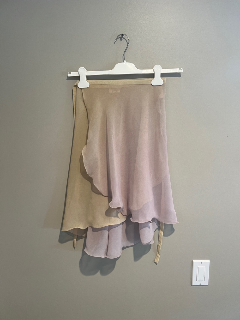 Light Taupe & Dusty Pink Ballet Skirt